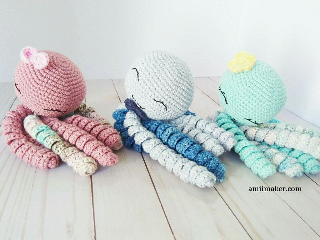 Passo a Passo: Polvo Soninho/ Pattern: Sleepy&nbsp;Octopus