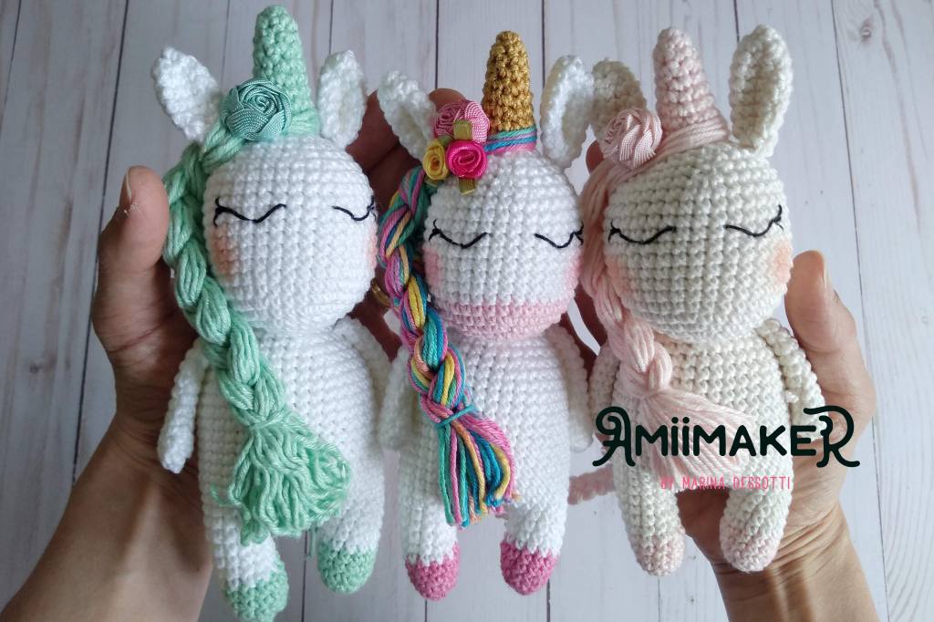 Passo-a-Passo: Unicórnio Amora/ Pattern: Unicorn&nbsp;Amora
