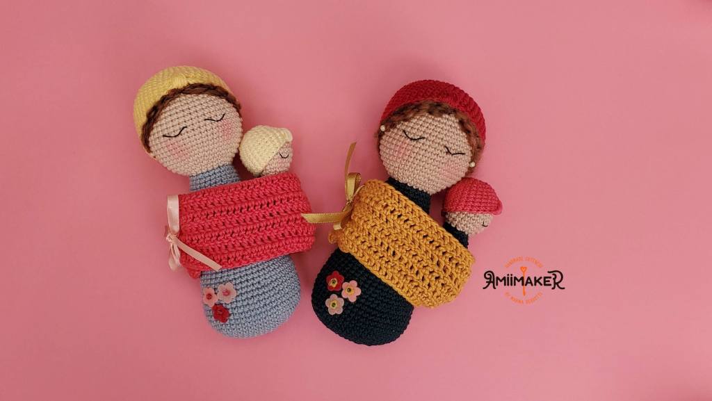 Passo-a-Passo: Mamãe e Neném/ Pattern: Mom and&nbsp;Baby