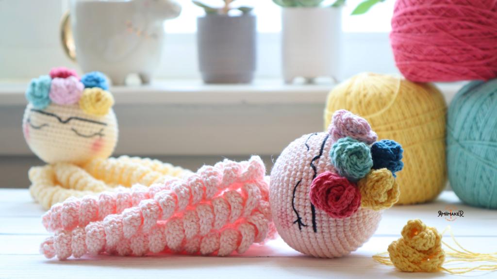 Tutorial: florzinha do Polvinho Frida / Frida Octopus’&nbsp;flower