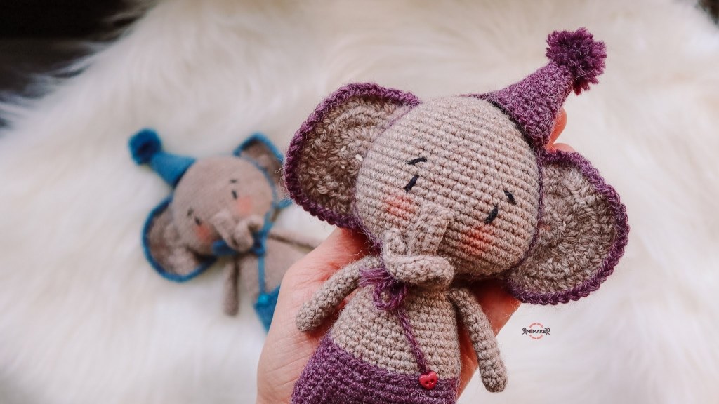 Passo-a-Passo: Luigi, o Elefantinho/ Pattern: Luigi, the Little&nbsp;Elephant